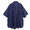 ELY CATTLEMAN 80s vintage Striped Pattern Short sleeve Western shirt Men's Used
