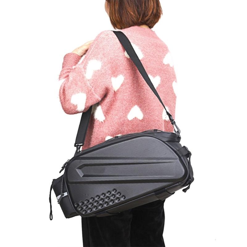 Bike Trunk Bag Multifunctional Bike Carriers Bag Bicycles Luggage Bag Rain Cover Bike Accessories