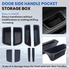AA92-4 X Car Door Side Handle Pocket Storage Box Storage Organizer Tray Grab Handle Box For- Macan 2015-