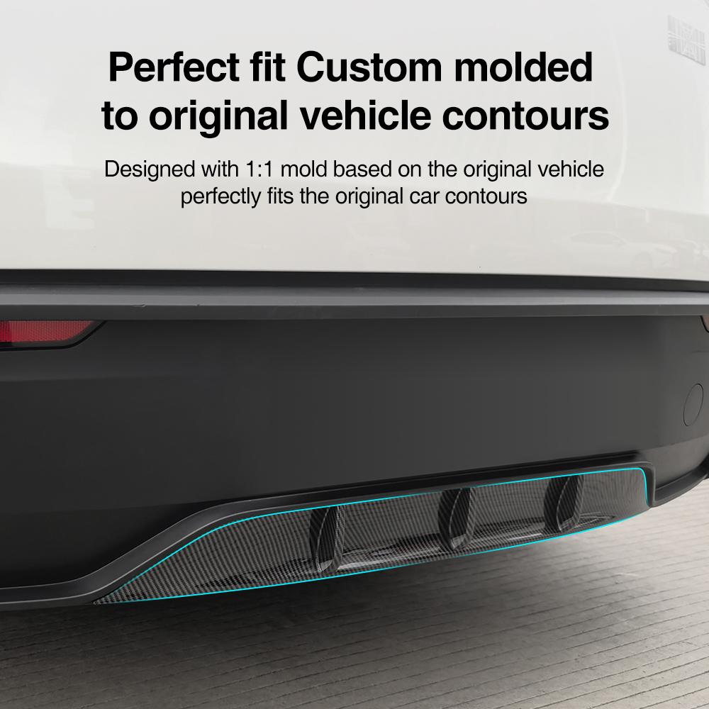 Heenvn Rear Lip Spoiler For Tesla New Model Y Juniper 2025 2026 Bumper Diffuser Protector Body Kit Exterior Accessories