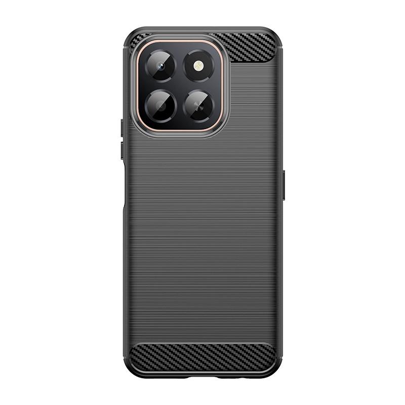 For Huawei Honor X6C Case Cover Honor X6C Capa Shockproof Silicone Phone Bumper Back Armor Soft TPU Carbon Fiber Funda Honor X6C