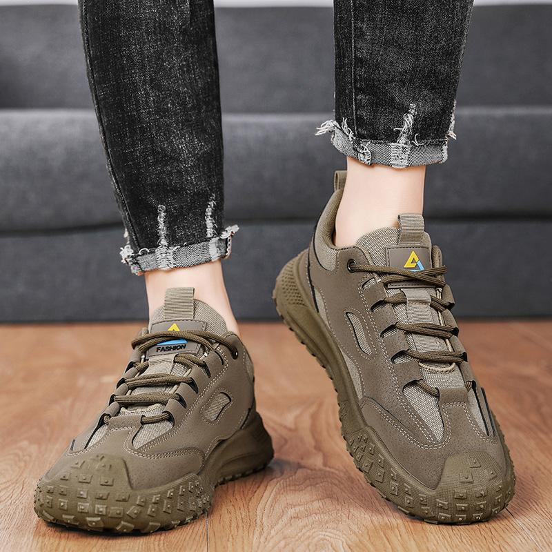 Work shoes summer new breathable men's casual sports shoes soft-soled non-slip labour insurance shoes youth outdoor running shoe
