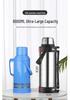 Portable Stainless Steel Insulated Thermos - Large Capacity, Drop-Proof Design for Outdoor, Home, and Construction Site Use