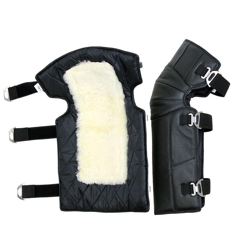 Thermal Windproof Motorcycle Knee and Leg Protectors One Size