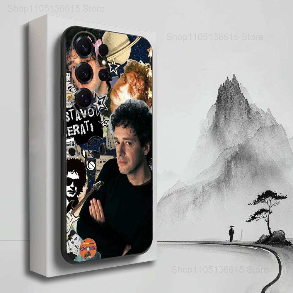 

Singer G-Gustavo C-Cerati Phone Case For Samsung S25,S24,S23,S22,S21,S20,S10,S9,Ultra,Plus,Lite,FE,Soft Silicone Black Cover SamsungS10
