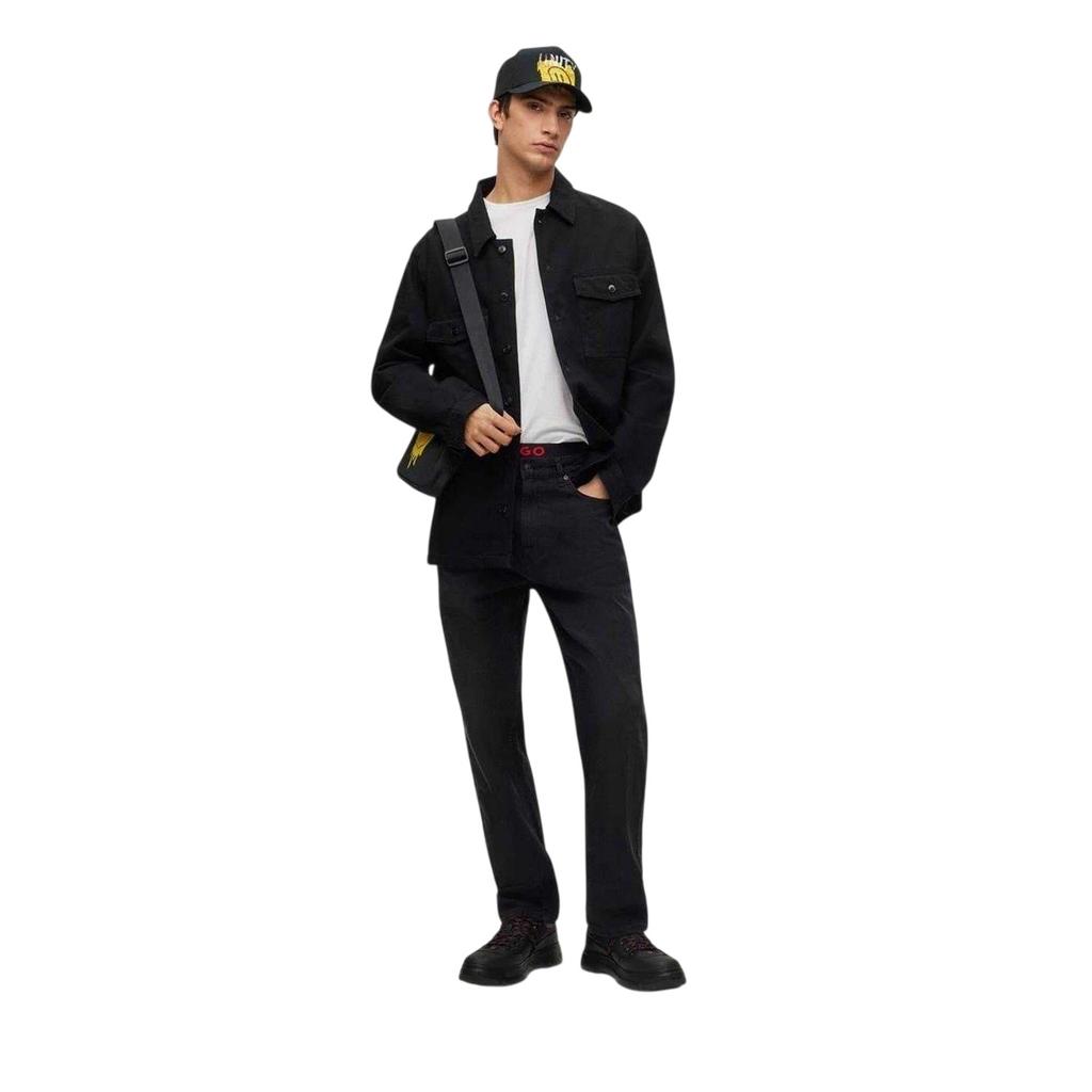 Hugo Mens Graffiti Face 5 Pockets Slim Jeans