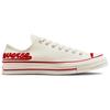 Converse 1970s Classic Trend Durable Low Top Canvas Shoes Unisex Sneakers White Red A04176C