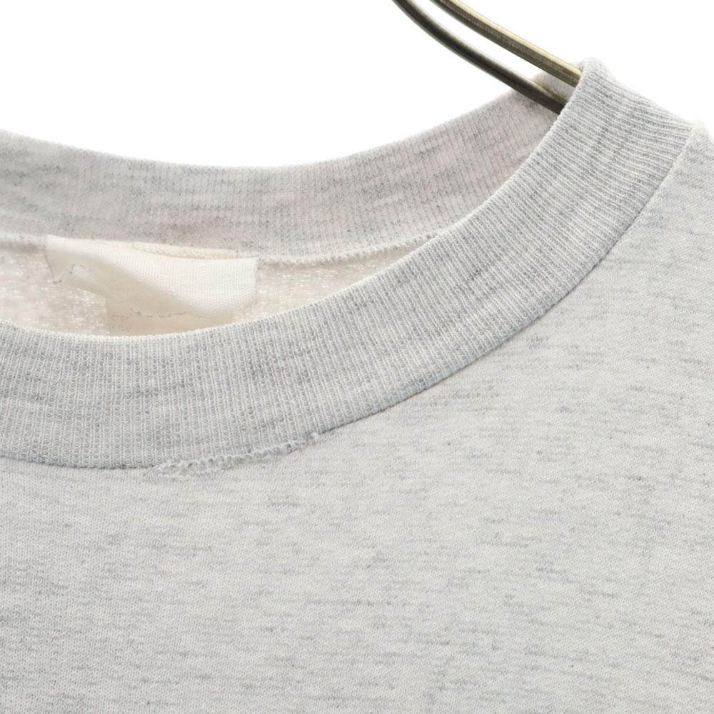 OLD 90s Disney Mickey Mouse Long Sleeve Sweat Trainer M Light Gray Disney Men's Used