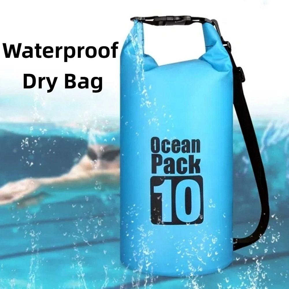 Waterproof Waterproof Dry Bag 10L Beach Backpack Swimming Bucket Bag  Outdoor Travel
