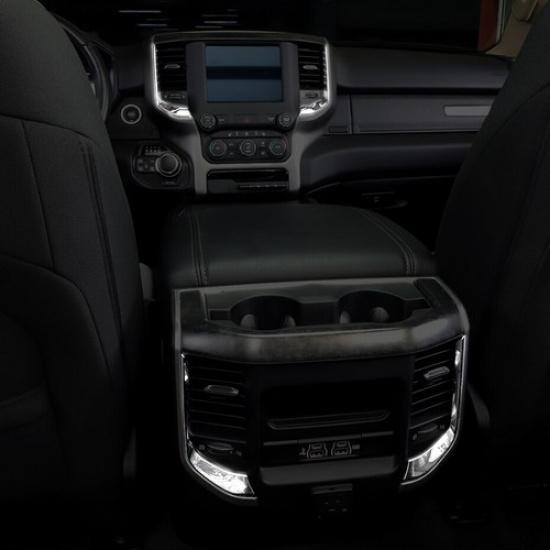 For -2024 Dodge RAM 1500 Chrome Front & Rear Central Air Vent Outlet Trim 4P
