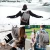 Retro crossbody taška, plátěná taška přes rameno pro muže a ženy, taška přes rameno, cestovní taška