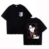 New Anime Levi Ackerman Print T Shirts Women Men Casual Round Neck Tees Top Summer Cool Loose Short Sleeve