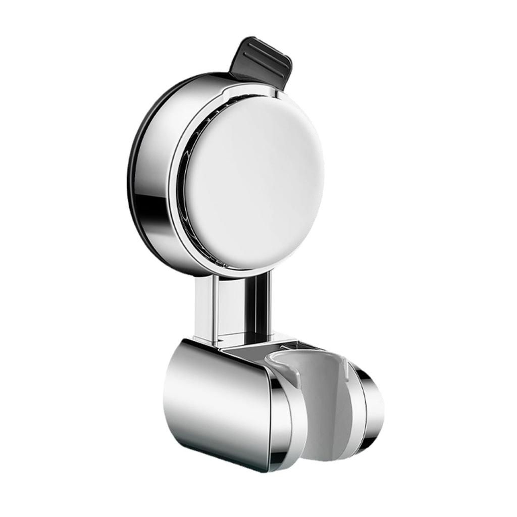 Bathroom Adjustable Wall Mounted Shower Head Holder Universals Suction Cup Shower Mount Holder Base Easy Installation