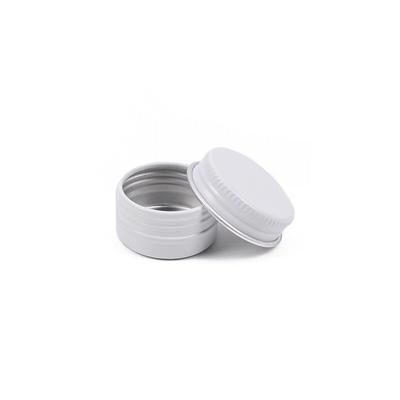 100 Pezzi Colore Bianco 5ml Barattolo in Alluminio 5g Contenitore in Latta di Alluminio 5ml Barattolo Cosmetico 5g Barattolo per Crema