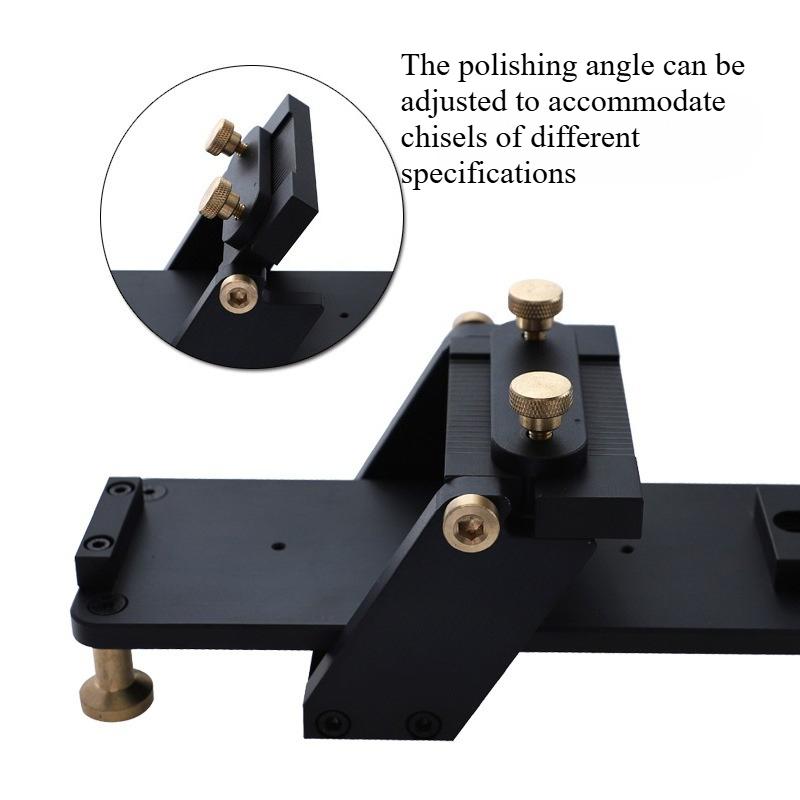 Aluminum Fixed Angle Sharpening Frame Knife Sharpener Stone Tool Sharpening Woodworking Tool for Planer Chisel Carving Knife