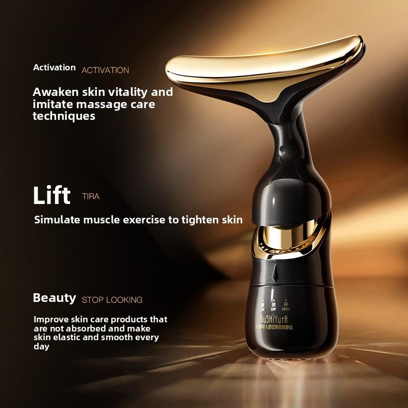 Story with Her One Instrument Three-body Introduction Lifting Firming Massager Sonic Vibration Fading Fine Lines Home Beauty Instrument