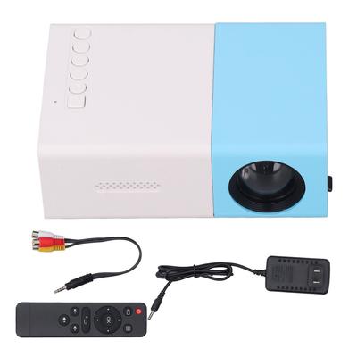 Projector LED 1080P HD USB Portable Cute Outdoor Movie Projector with Remote Control for Home