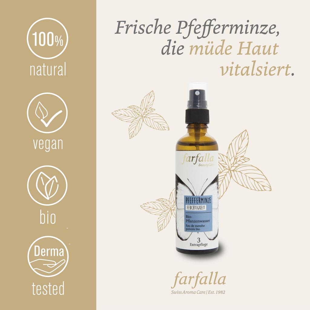 Farfalla Japanese Aromatic Hydrosol Peppermint 75ml (official import)