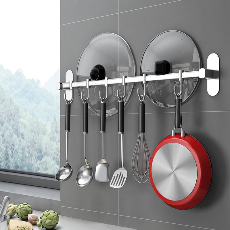 Stainless Steel Bathroom Wall Hook With Hooks For Shower Room Storage