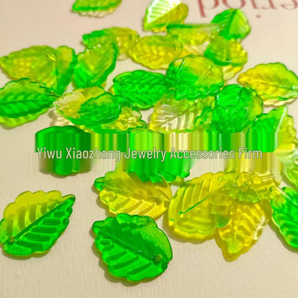 Simulated Plated Phoenix Flower Jewelry: Artificial Strawberry Leaves Headdress Beading Accessories