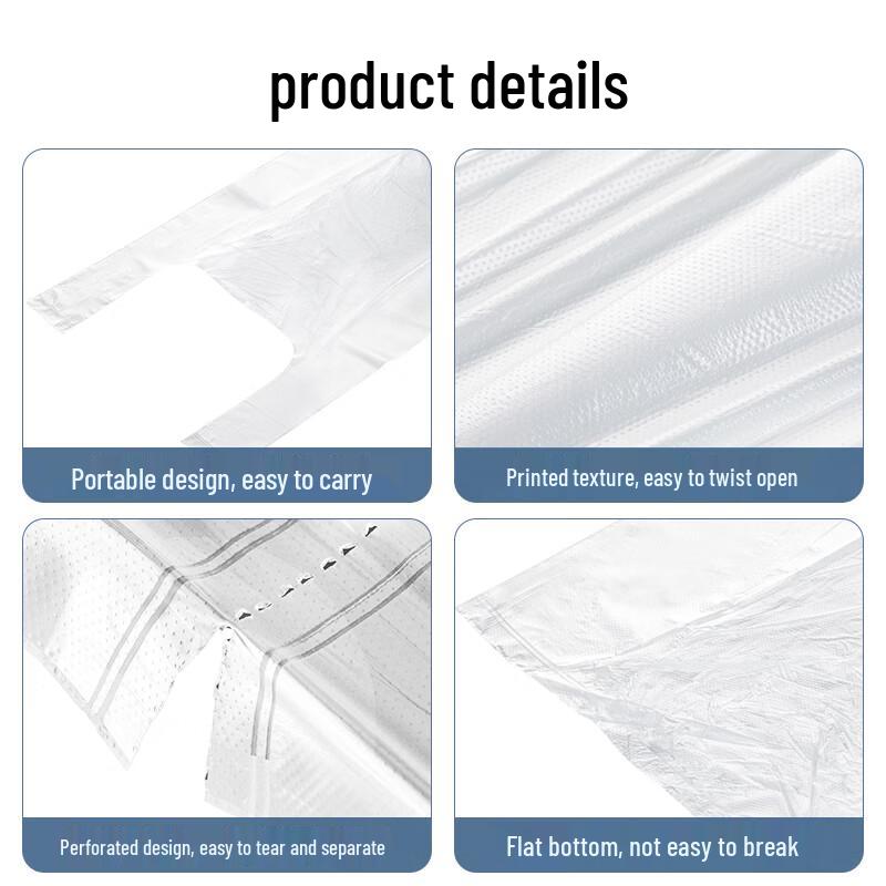 CHAHUA Food-Grade Thickened Refrigerator Fresh-Keeping Bags