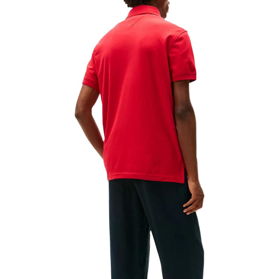 Tommy Hilfiger Comfortable Versatile Casual Stretch Textured Short Sleeve Polo Shirt Men Tops 78JA568-XLG