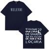 Rapper Melendi La Promesa Letters Print Tshirt Unisex Unisex Fashion Tshirts Short Sleeve Casual Cotton T Shirts Fan Gifts Tops