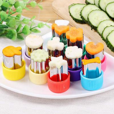 25 Teile/satz Gemüse Obst Cutter Presse-Typ Mini Cookie Obst Gebäck Briefmarken Form Für Backen Lebensmittel Gadgets Zubehör