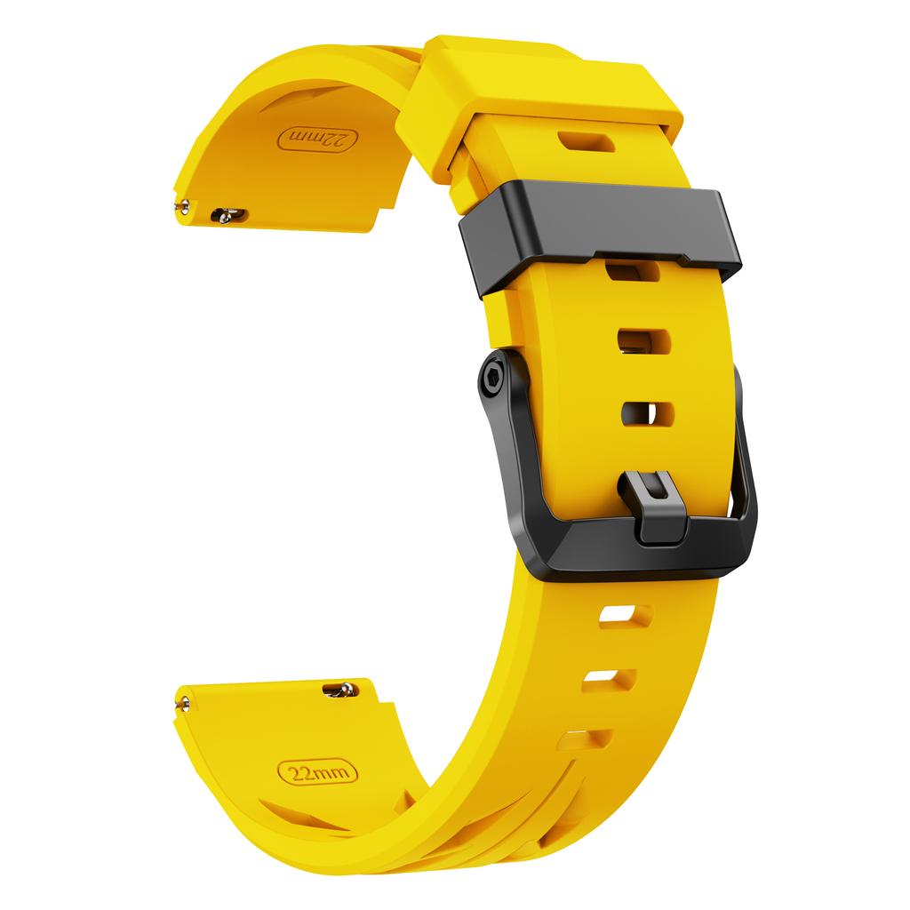 22mm Wristband Silicone Strap For Amazfit Balance 2/Bip 6 5/Cheetah Pro/(Round) Replacement Band For Amazfit GTR 4 3 Bracelet