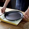 Cast Iron Frying Pan Non-stick Pan Pizza Egg Pancake Pot Vegetable Steak Skillet Home Kitchen Flat Pan Omelette Outdoor Cookware