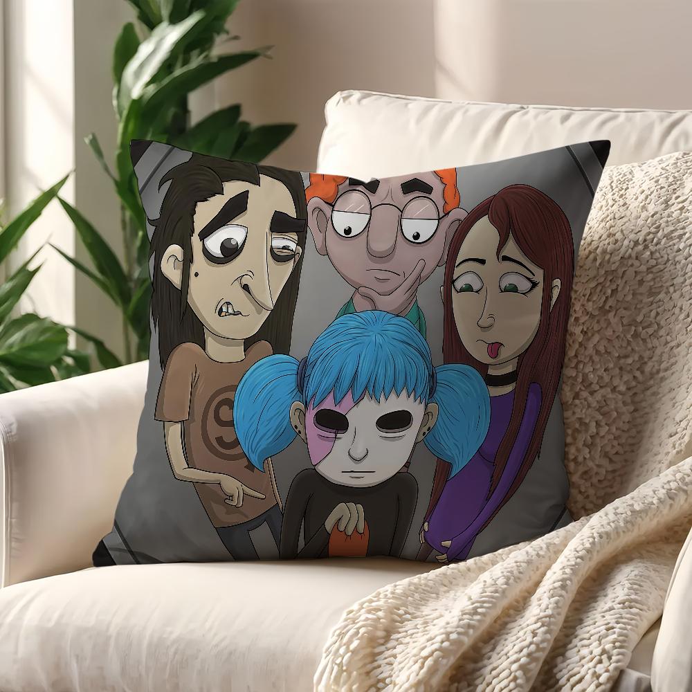 

S-Sally F-Face Terror Adventure Game cushion cover For Pillow Printing Sofa Decoration Home Room Shop Office Nordic Simplicity 30cmx30cm