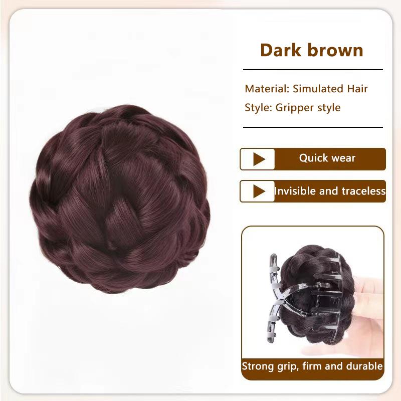 

1 шт. Синтетический полупучок для волос, небрежный пучок-гулька, низкий краб, шиньон, обертывание вокруг хвостика, наращивание волос для женщин