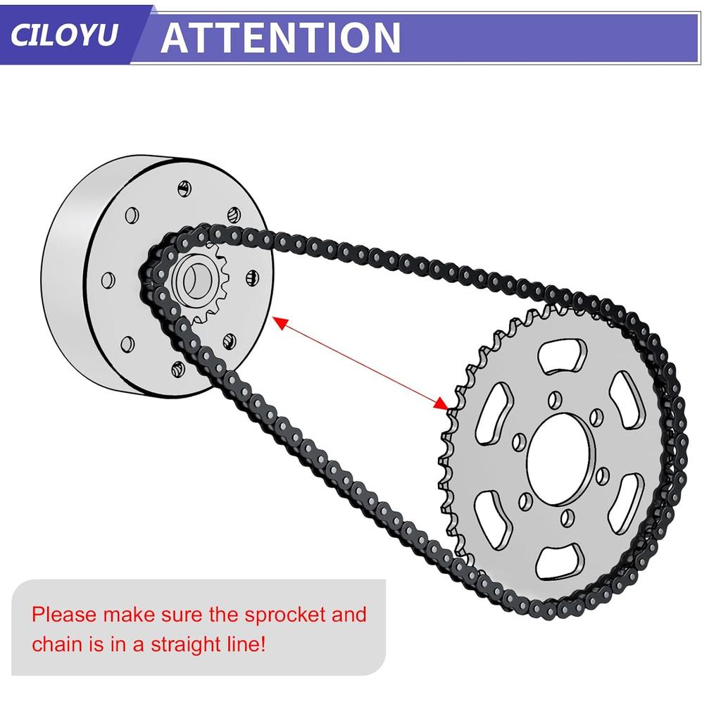 35 Roller Chain 3 Feet 95 Links With Chain Breaker Replacement For Go Kart Cart Mini Bike Bicycle Dirt Bike Motorcycles Powersports Accessories Parts