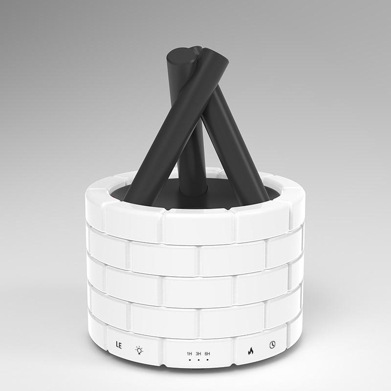 

Улучшенный аромадиффузор с пламенем, увлажнитель для дома и спальни белый