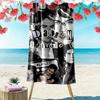 Damon Salvatore Print Beach Towel, Large Soft Quick Dry Towel for Beach Camping Swimming