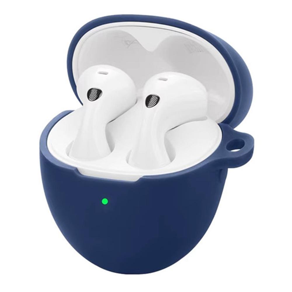 For Huawei FreeBuds 6 Silicone Case Wireless Earphones Protective Cover with Anti-Lost Buckle