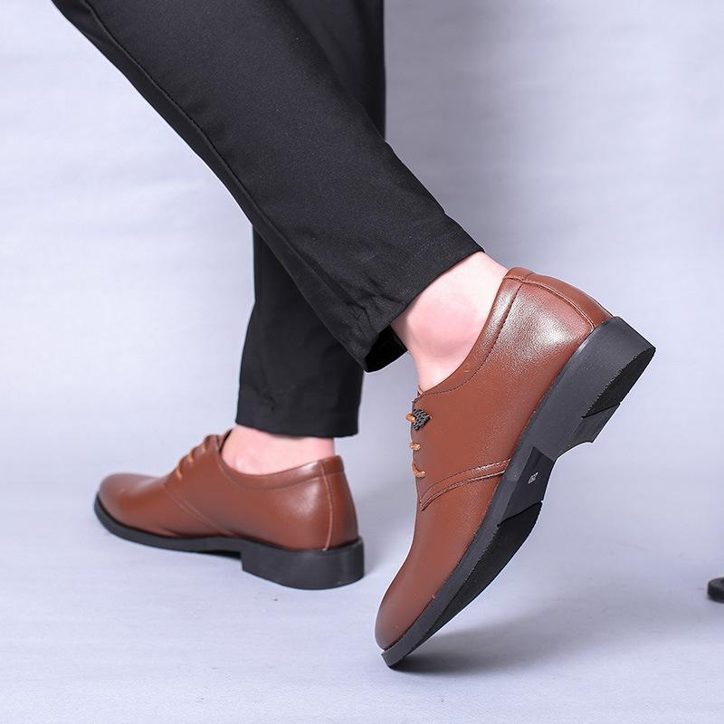 Fashion 2024 Men Shoes Spring Summer Formal Genuine Leather Business Casual Shoes Men Dress Office Luxury Shoes Male Breathable Oxfords