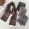 Striped Knitted Scarf for Autumn and Winter New Scarf for Couples