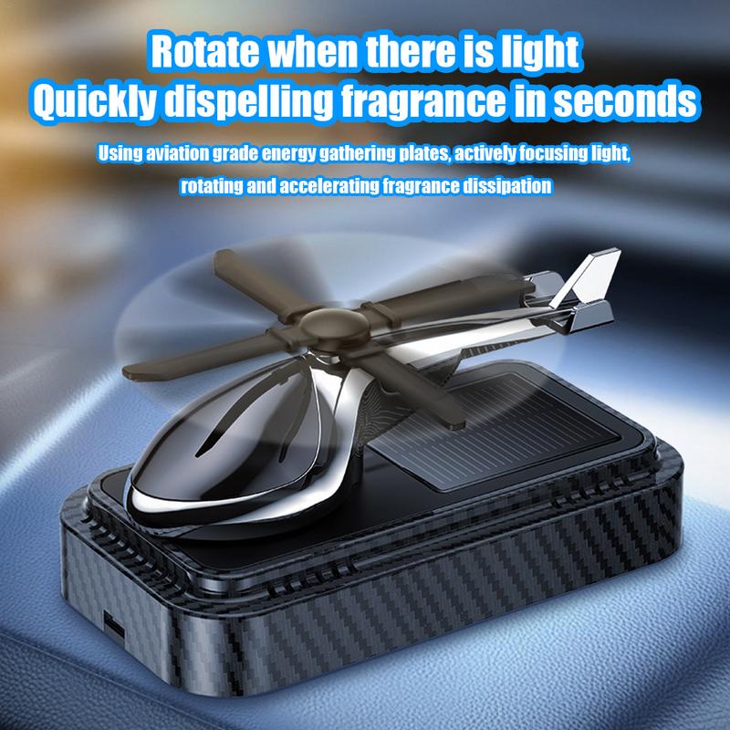 Car Interior Decoration Solar Powered Airplane Air Perfume Diffuser Decoration Car Airplane Air Freshener Accessories