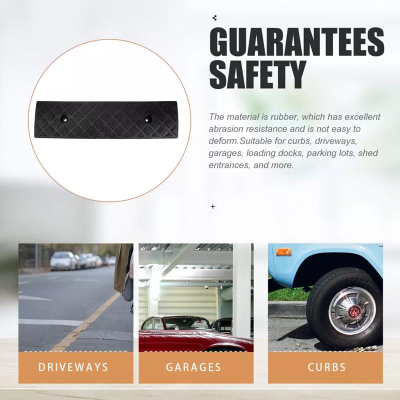 Steps Sloping Mat Household Slope Mat Road Teeth Curb Slope Car Uphill Threshold Mat Speed Reducing Belt Triangle Mat