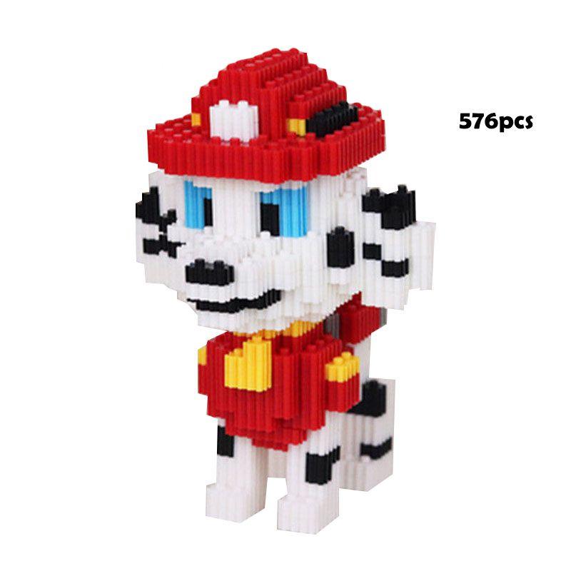 Paw Patrol Model Building Blocks For Decor And Collection Multiple Cute Styles Available