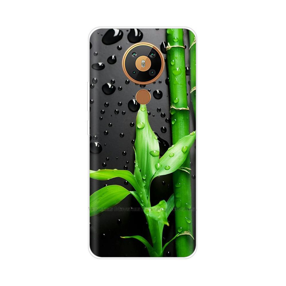 For Nokia 5.3 Case Transparent Phone Case Printing Bumper For Nokia 5.3 Nokia5.3 Case Back Cover 6.55'' TPU Soft Silicone Shells
