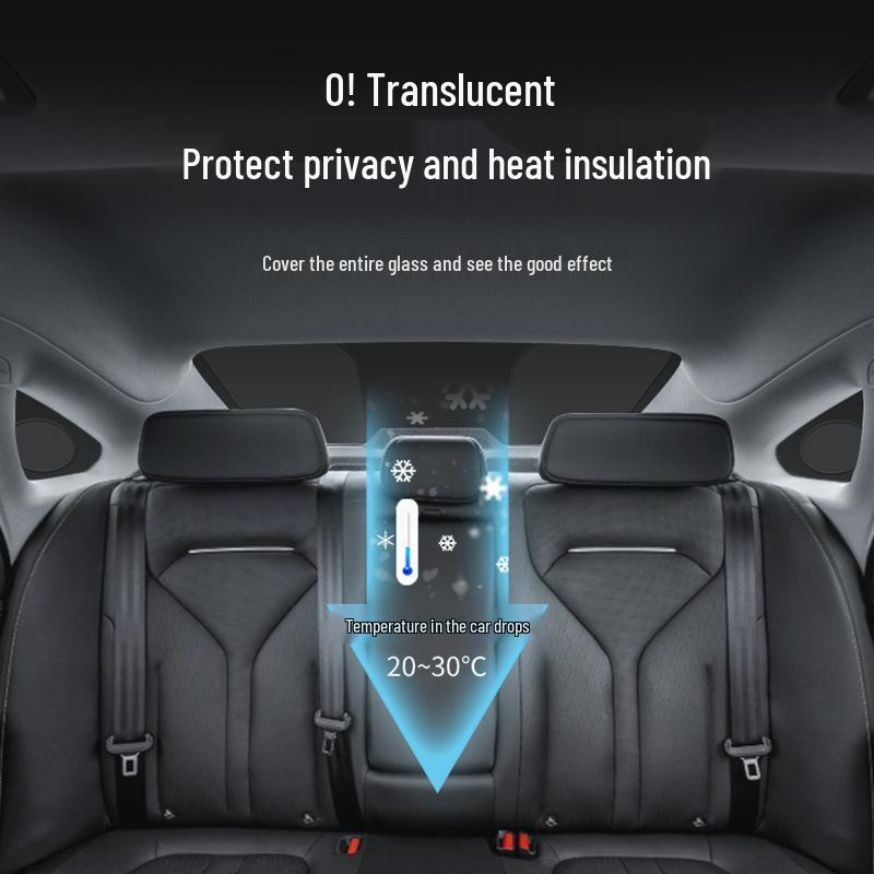 Compatible with Xiaopeng P7: Car Window Sunshade for Heat Insulation, Sun Protection, and Privacy.