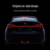 Compatible with Tesla Y/3 Tail Light Assembly, Saber-Style LED Running Lights & Flowing Turn Signals.