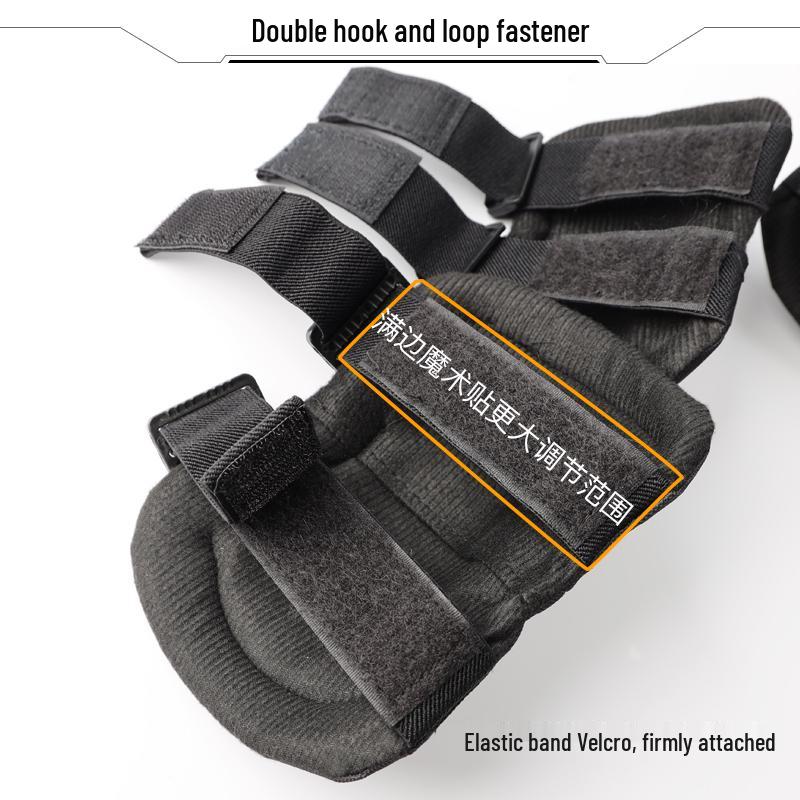 Camouflage Knie- und Ellbogenschoner-Set für taktisches Training, Radfahren und Bergsteigen