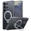 Case for Galaxy S25 Ultra - TPU+PC, Transparent, With Stand