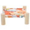 Elevated Design Small Animal Bed Guinea Pig Hammock Cat Bed Pet Sleeping Nest Cages Wooden Material Rabbit House Breathing Bed