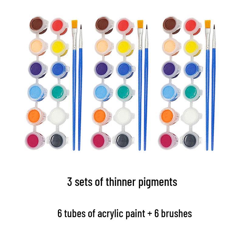 DIY Hand-Painted Wooden Slices for Crafts and Kindergarten Decor – Small Natural Wood Pieces with Growth Rings