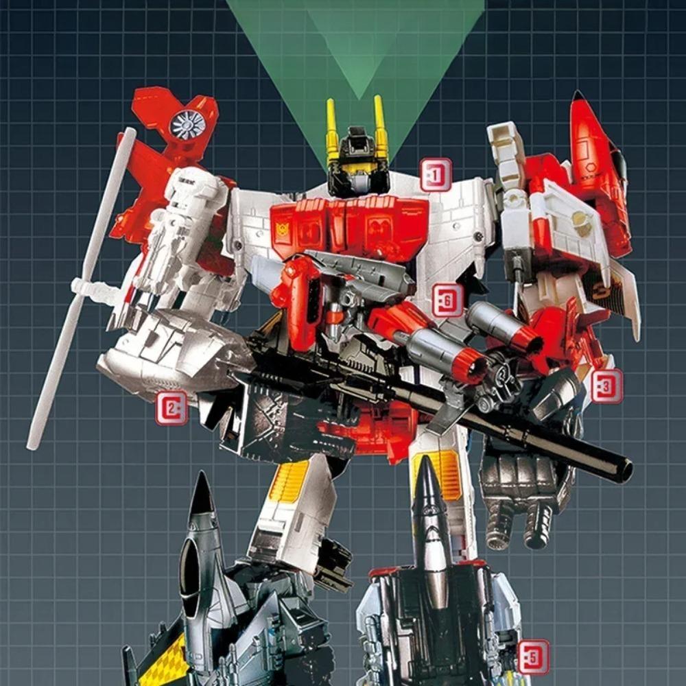 HZX Cool G1 Superion Roboter Flugzeug IDW 5in1 Devastator Bruticus Actionfigur Spielzeug Kombinierer Transformation Verformung Geschenk