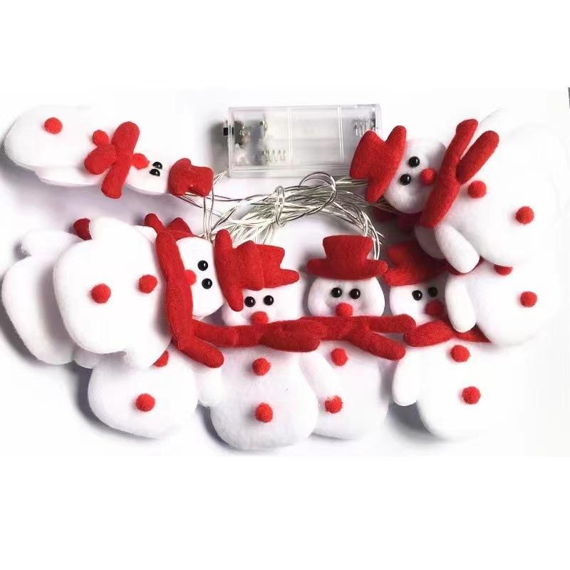 Snowman Christmas LED Garland String Light Merry Christmas Decorations For Home 2025 Cristmas Tree Ornament Xmas Navidad Gifts